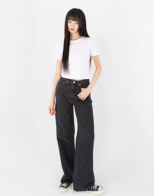 預訂｜MUAHMUAH WASHED WIDE DENIM PANTS