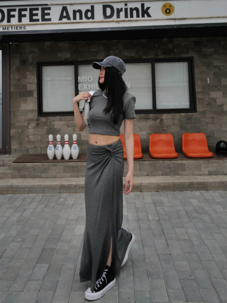 短袖裙子魚尾仙仙套裝*2色