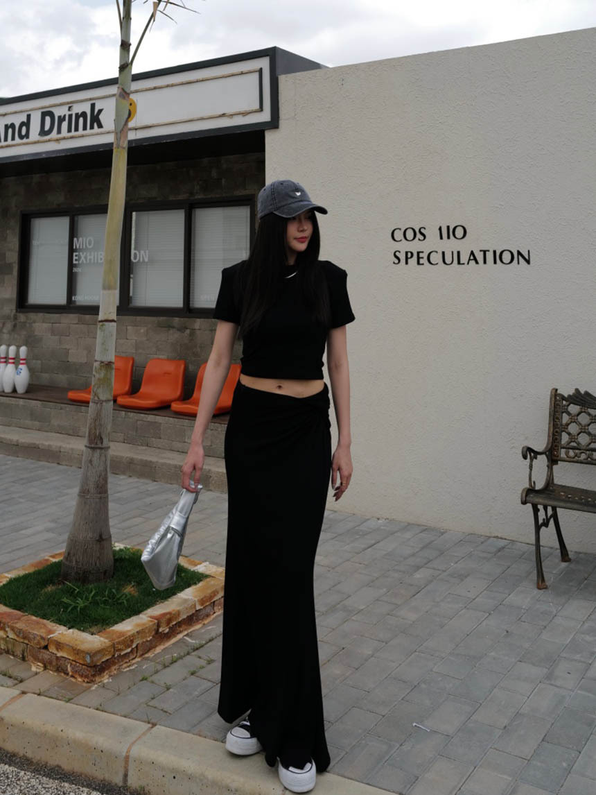 短袖裙子魚尾仙仙套裝*2色