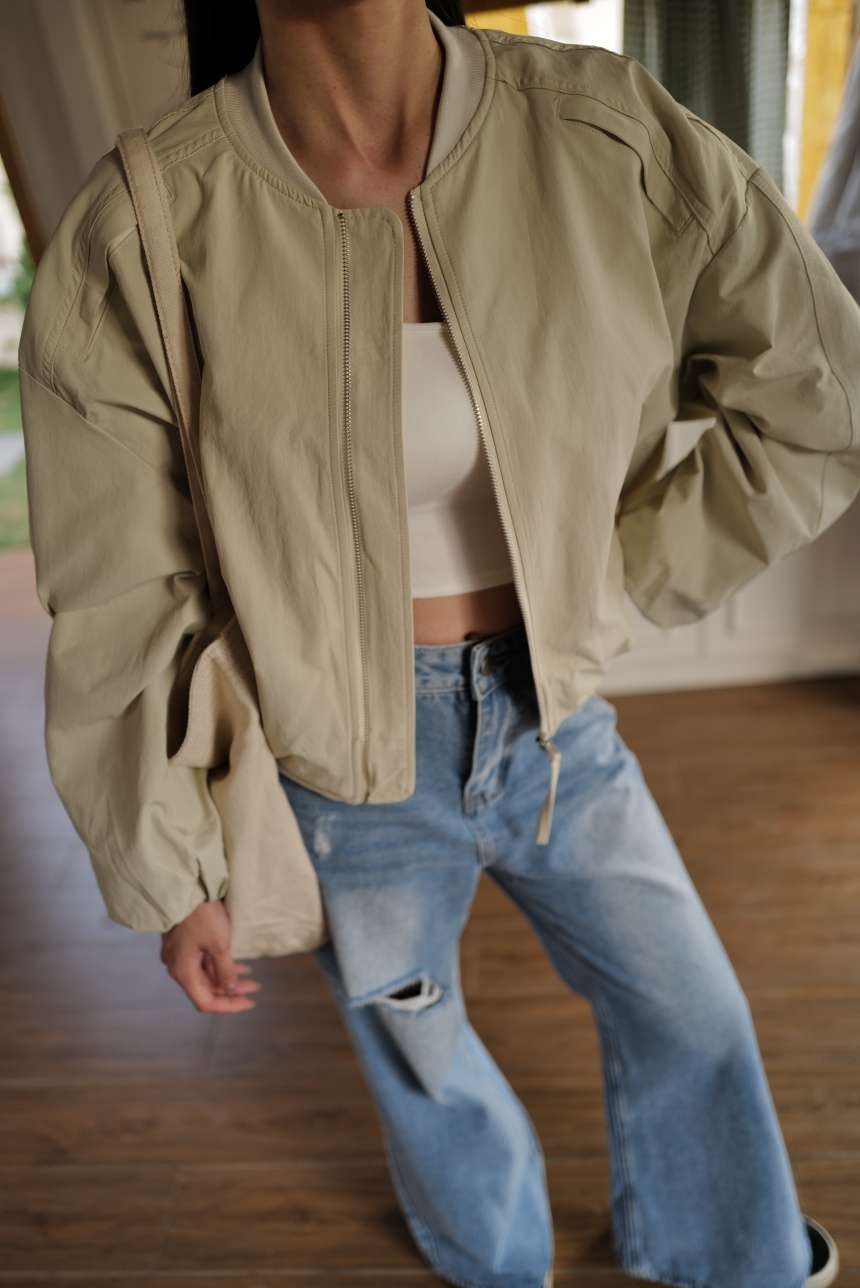 拉鍊設計MA1飛行外套*2色