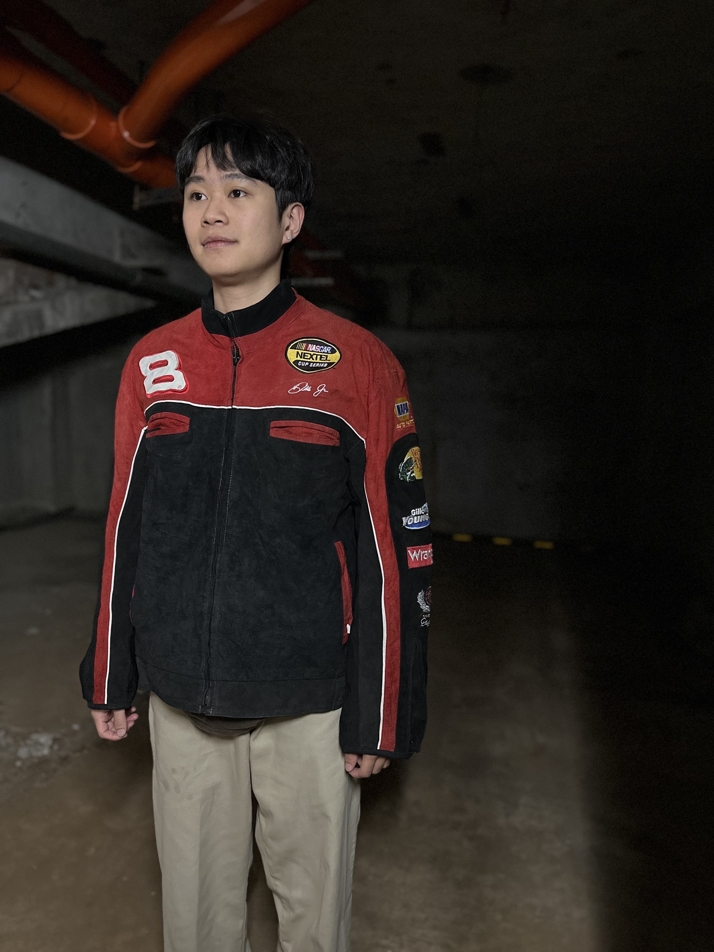 WILSONS CHASE Racing Suede Jacket