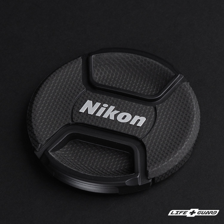 Nikon Coolpix P1100 鏡頭蓋貼膜展示圖，LIFE+GUARD 貼膜款式