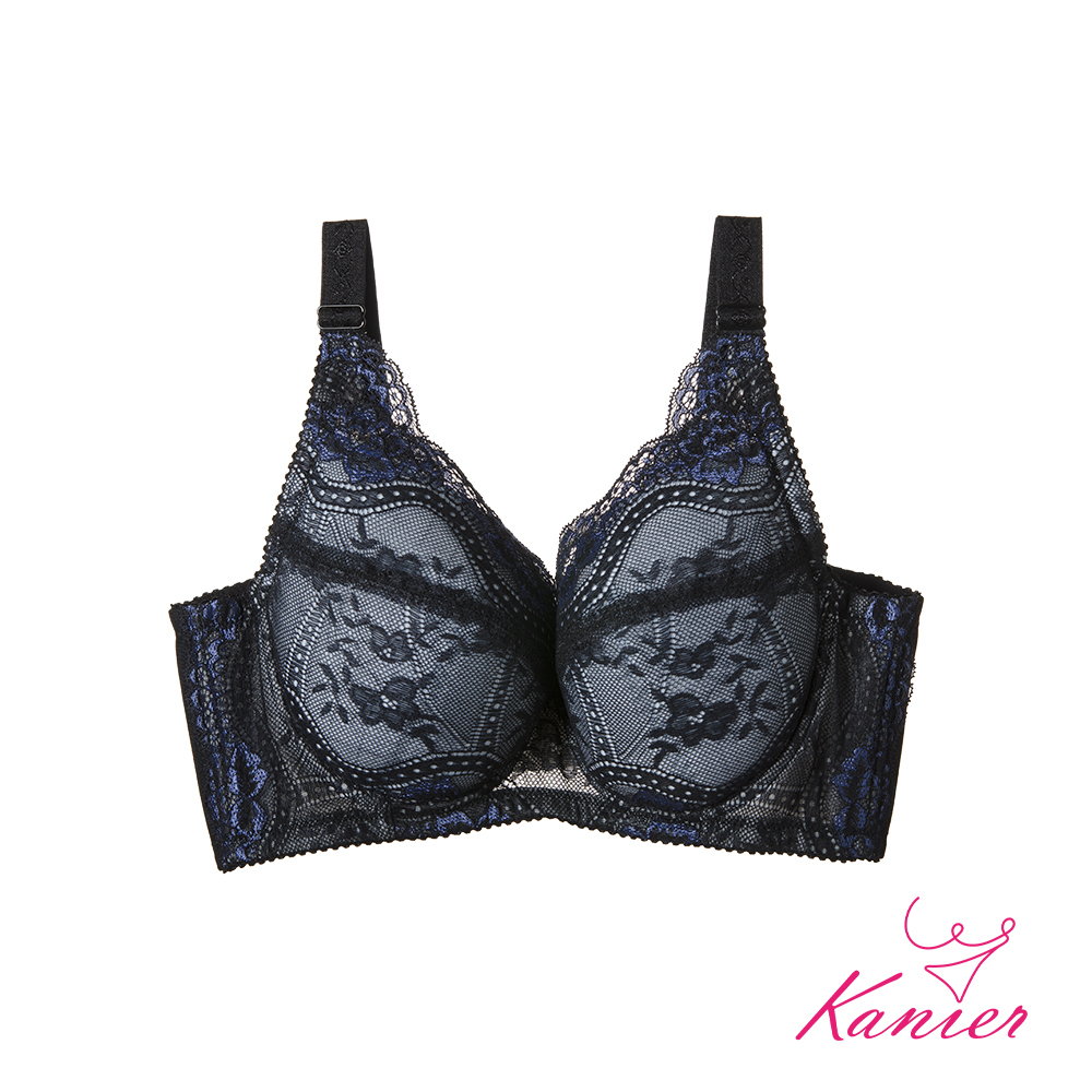 【Kanier卡妮兒】媚力星空 蕾絲美背穩定機能型內衣【2358 誘惑黑 -C / D / E / F罩杯】