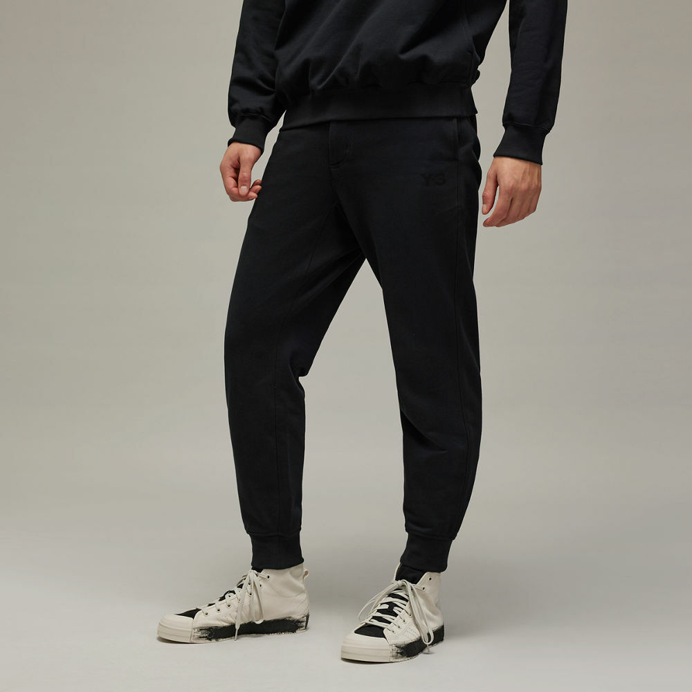 【 Y-3 M CUFF FT PT 棉長褲 - 黑 】