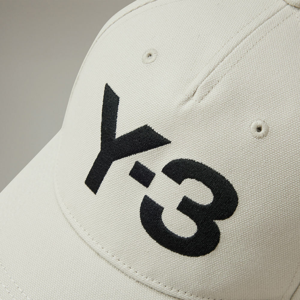 【 Y-3 LOGO CAP 標誌帽 - 滑石灰 】