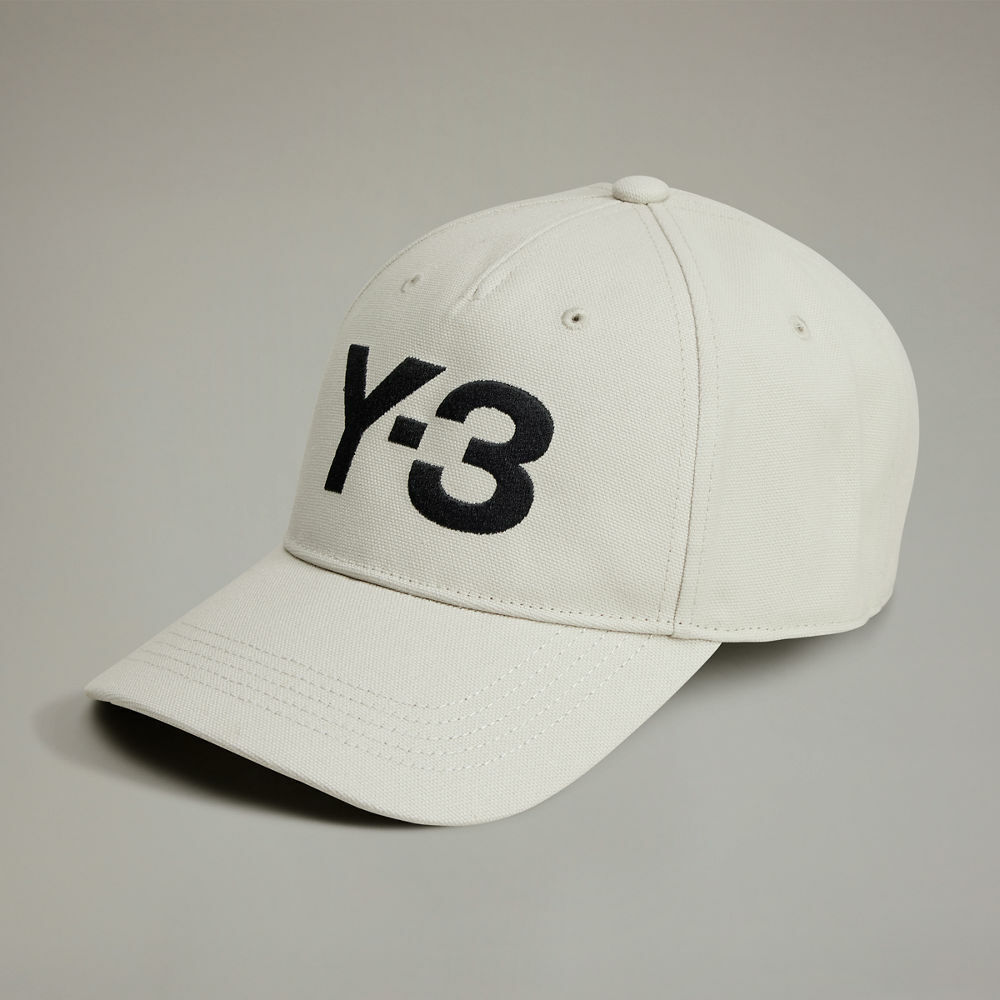 【 Y-3 LOGO CAP 標誌帽 - 滑石灰 】