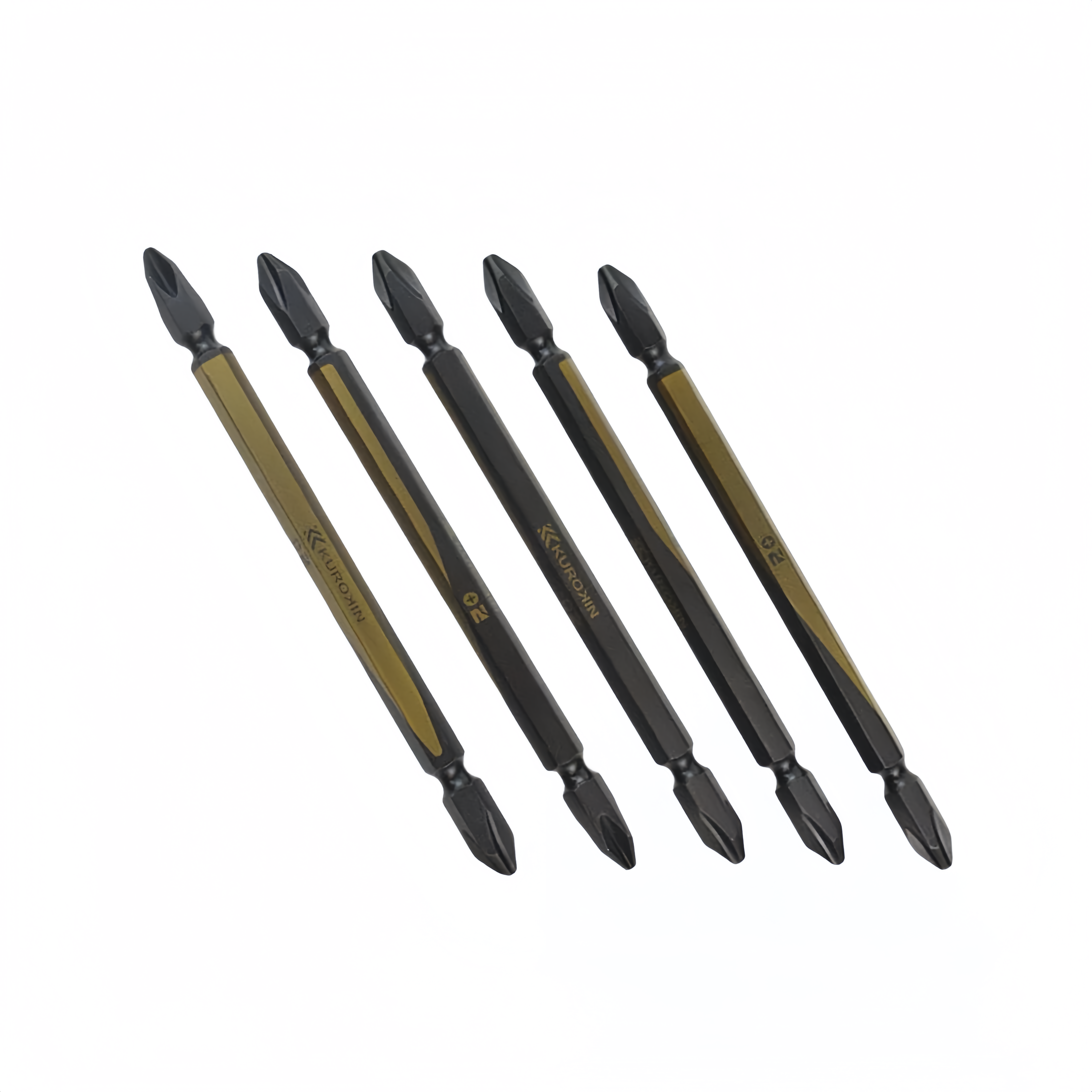 【Kurokin】高強度雙頭起子頭PH2x110mm 5入 5215-110-BG