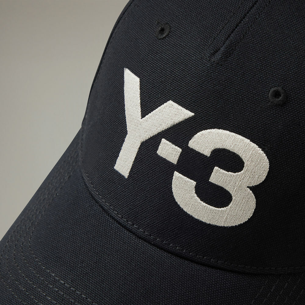 【 Y-3 LOGO CAP 標誌帽 - 滑石黑 】