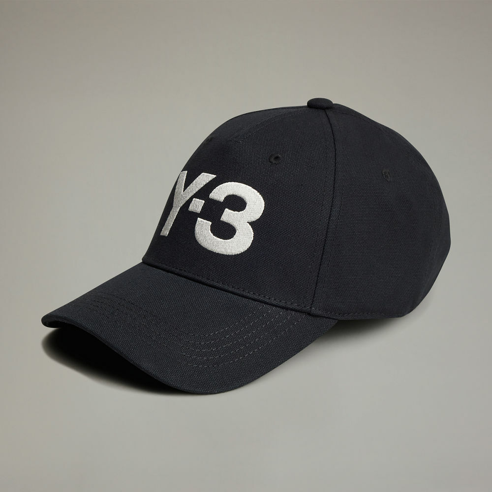 【 Y-3 LOGO CAP 標誌帽 - 滑石黑 】