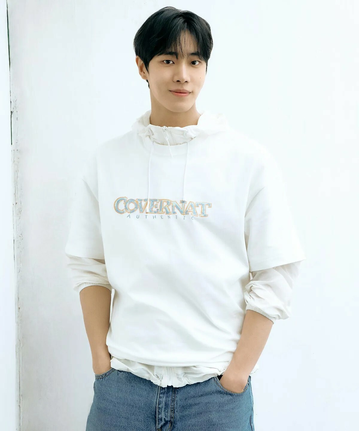 【OWN】Covernat 新品 短袖上衣 塗鴉 經典 厚磅 不分男女 暗藍 白色