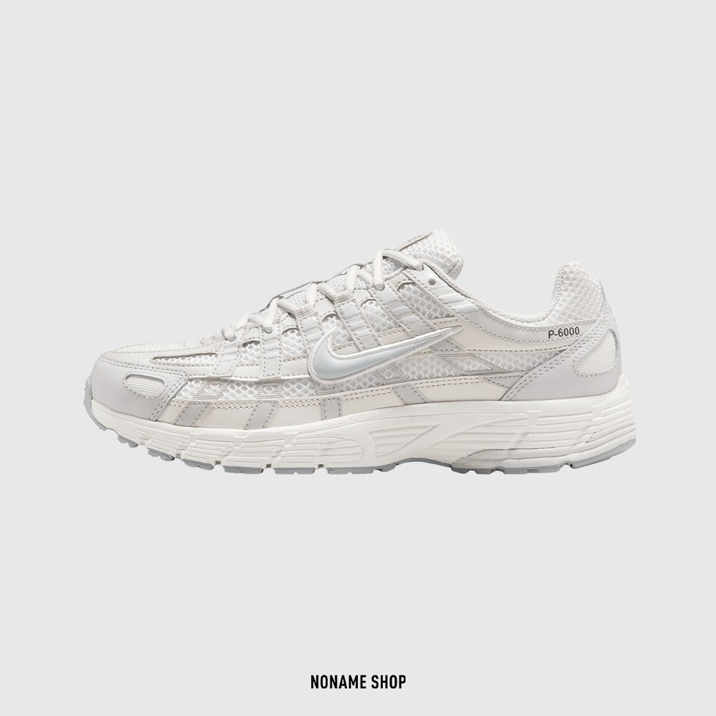 NIKE P-6000 SE 珠光 灰白 復古 休閒鞋 (女款)