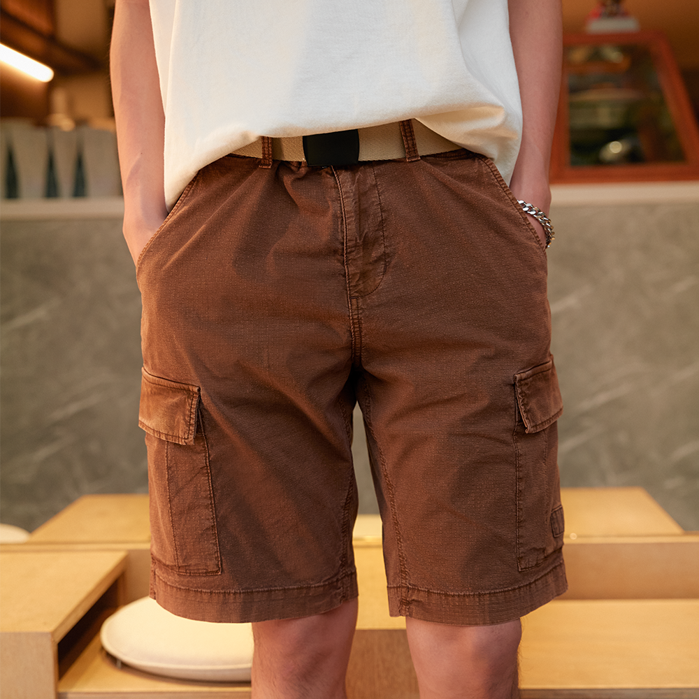 男款-ROCHESTER 工作短褲-深褐色（220751-MS564）