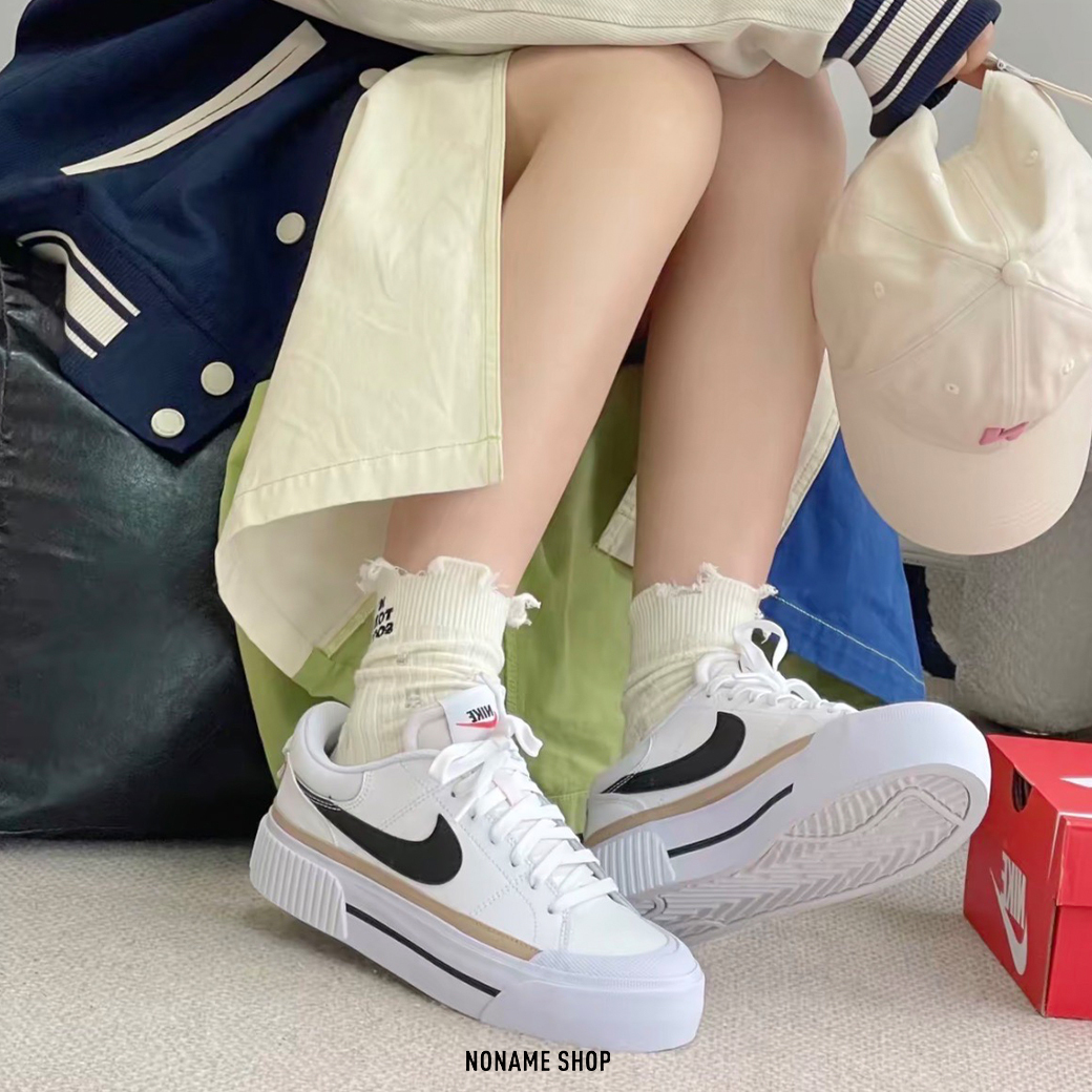 NIKE COURT LEGACY LIFT 厚底 解構 四色 (女款)