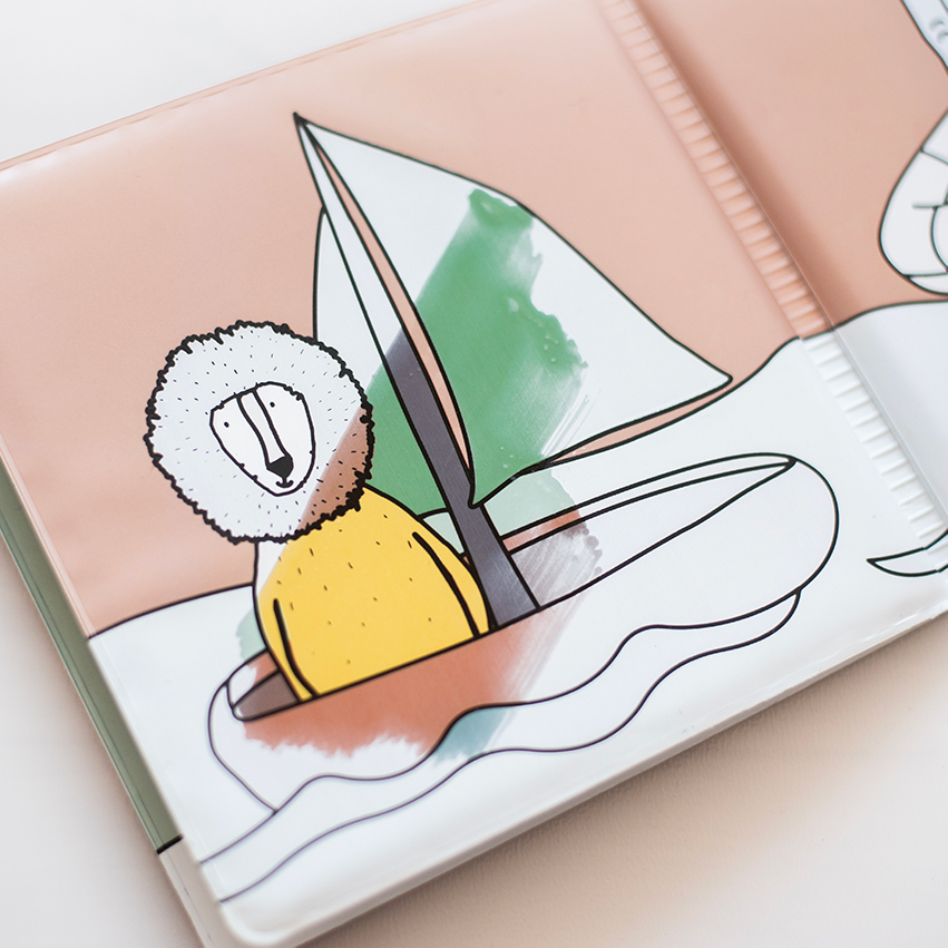 trixie 畫畫變色洗澡書-貓咪好朋友