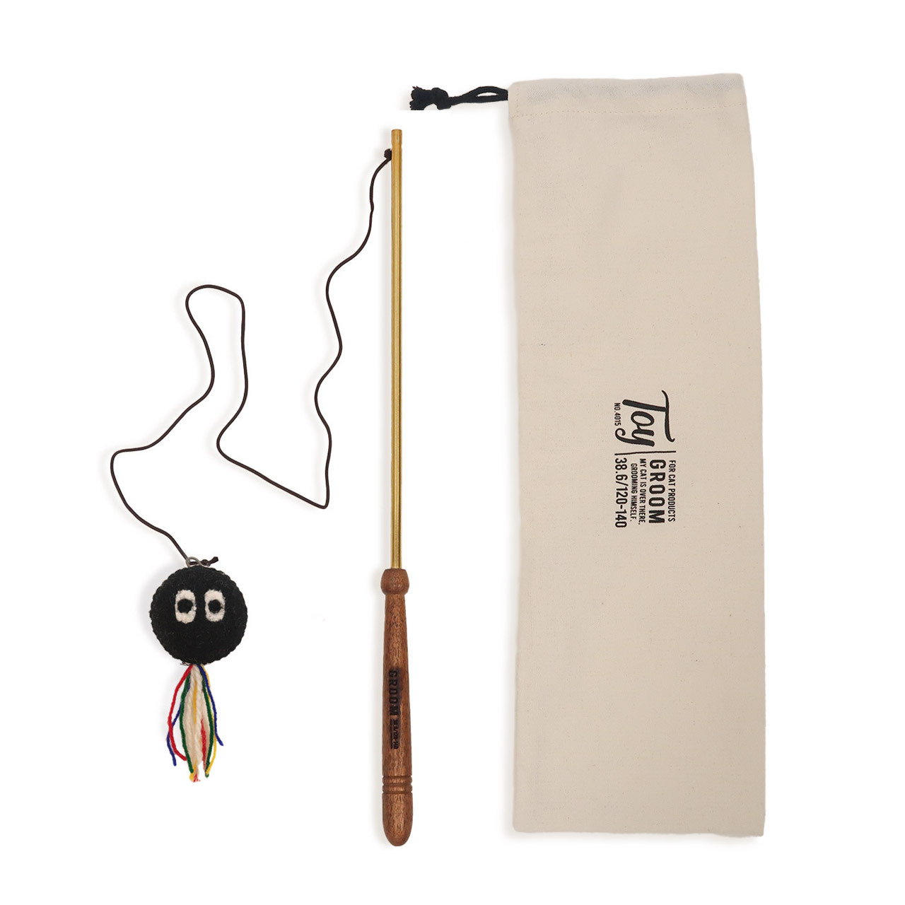 《 POST GENERAL 》GROOM 質感毛氈逗貓棒