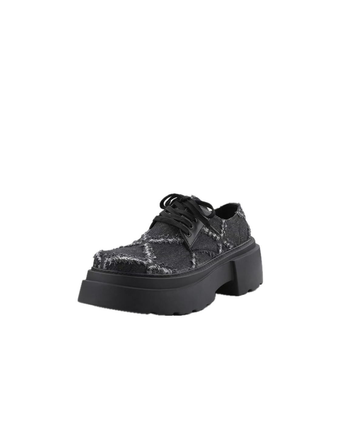 HANQIA 做舊 破壞風 個性 厚底  #鞋子