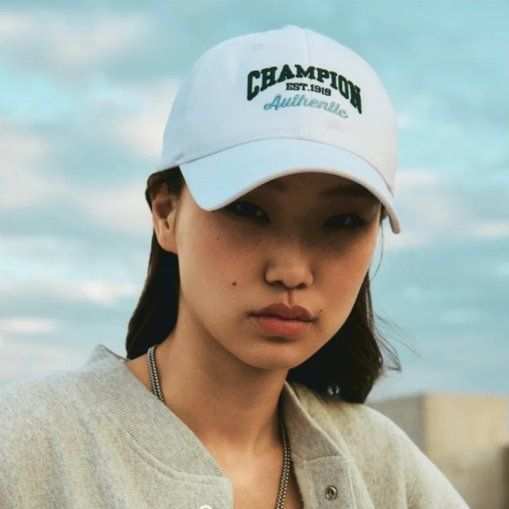 中性-學院風刺繡棒球帽-白色 （U5AACCU01A1）