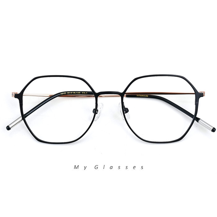 T222多邊鈦眼鏡