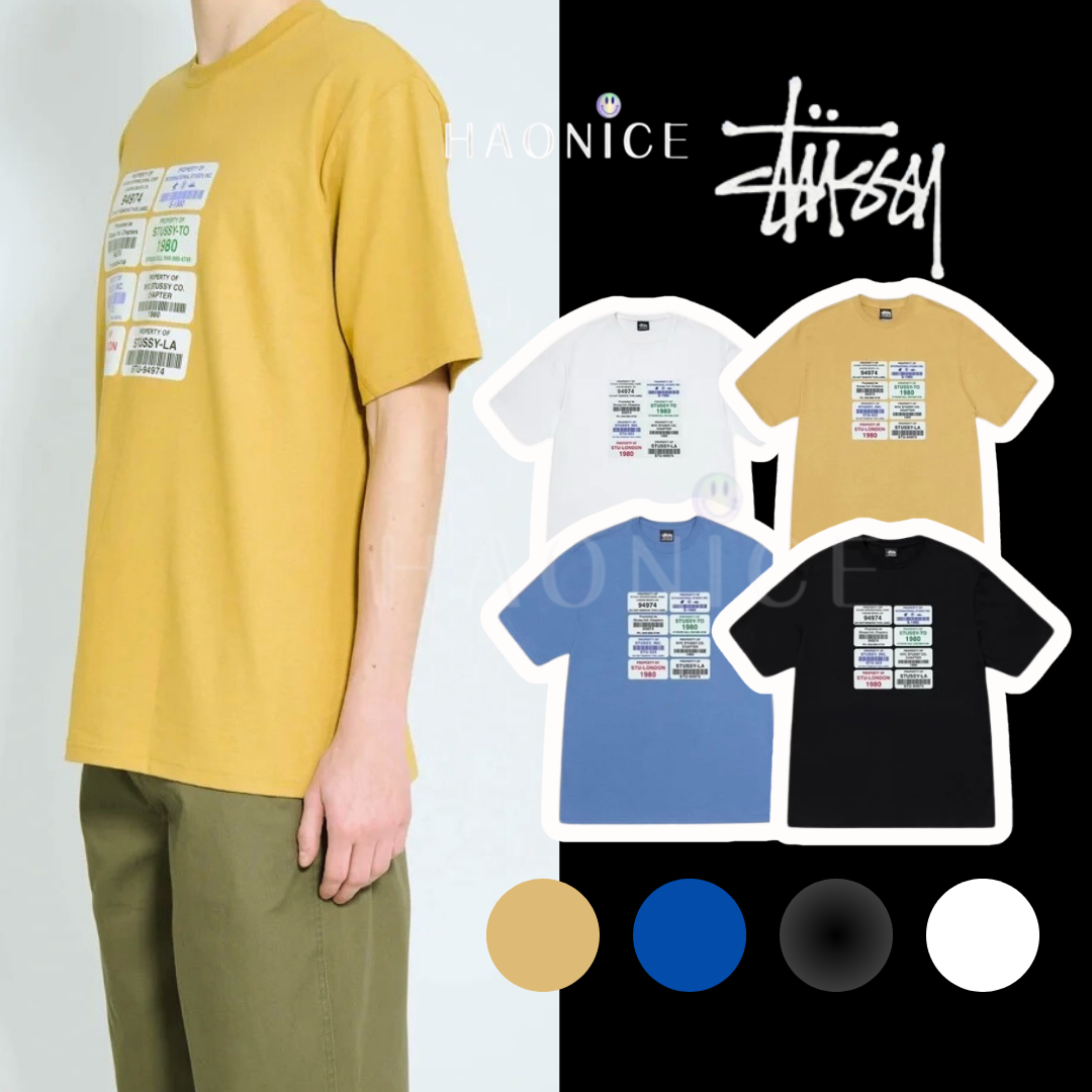 【HAO NICE 】美國🇺🇸街頭潮流 Stussy 25SS春夏新款 Codes Tee 商標條形碼圖案 百搭短T🔥