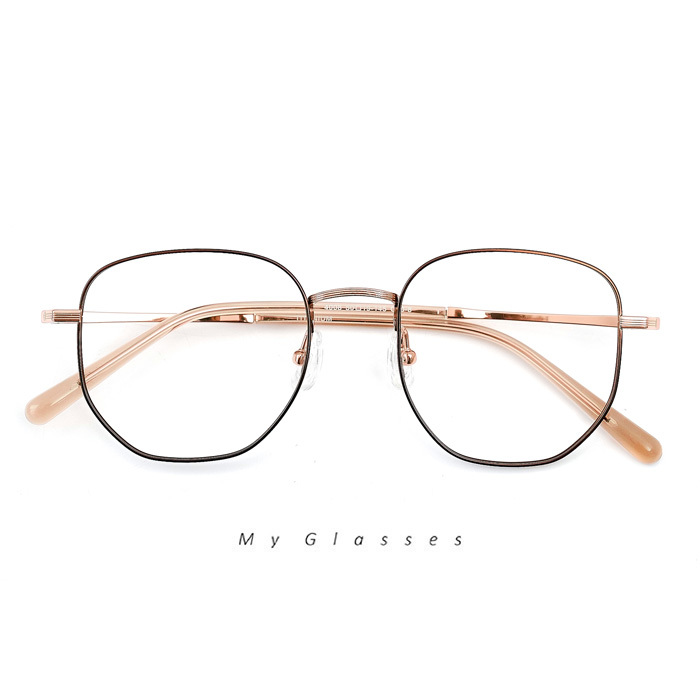 T216多邊形鈦眼鏡