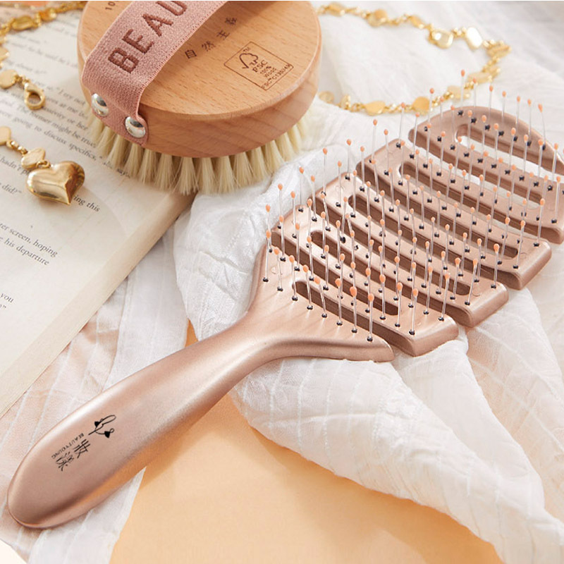 沙龍級3D彈性順髮梳