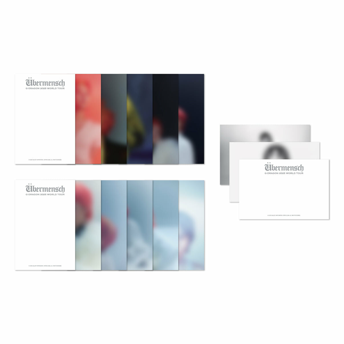 G-DRAGON 2025 WORLD TOUR IN KOREA - 26 POSTCARD SET