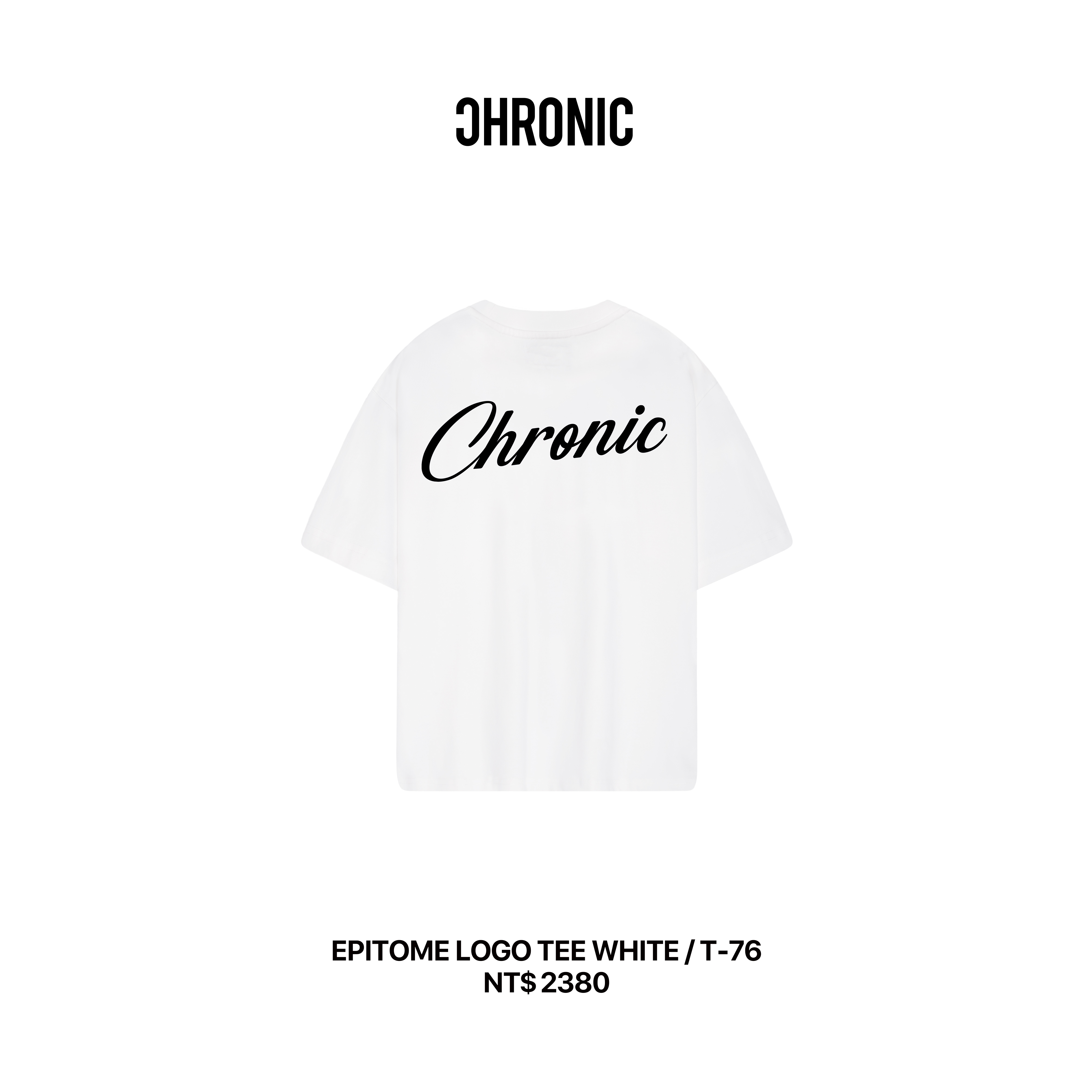 EPITOME LOGO TEE WHITE / T-76