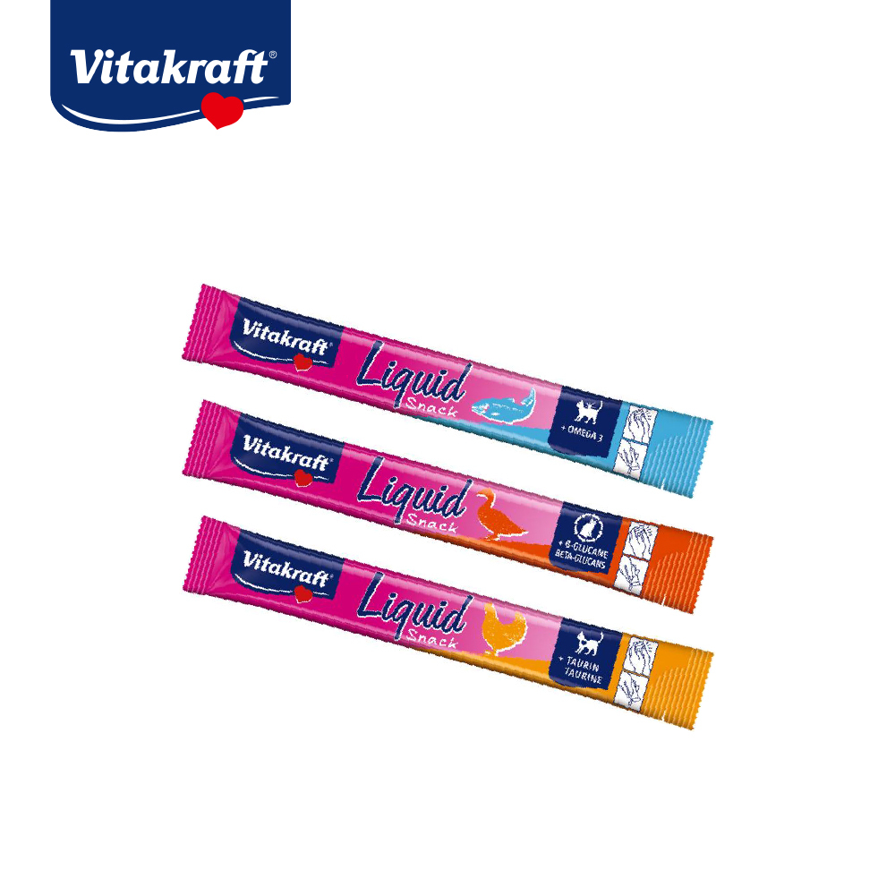 Vitakraft 衛塔卡夫｜樂貓泥系列 15g 單包 (鮭魚/鴨肉/嫩雞)