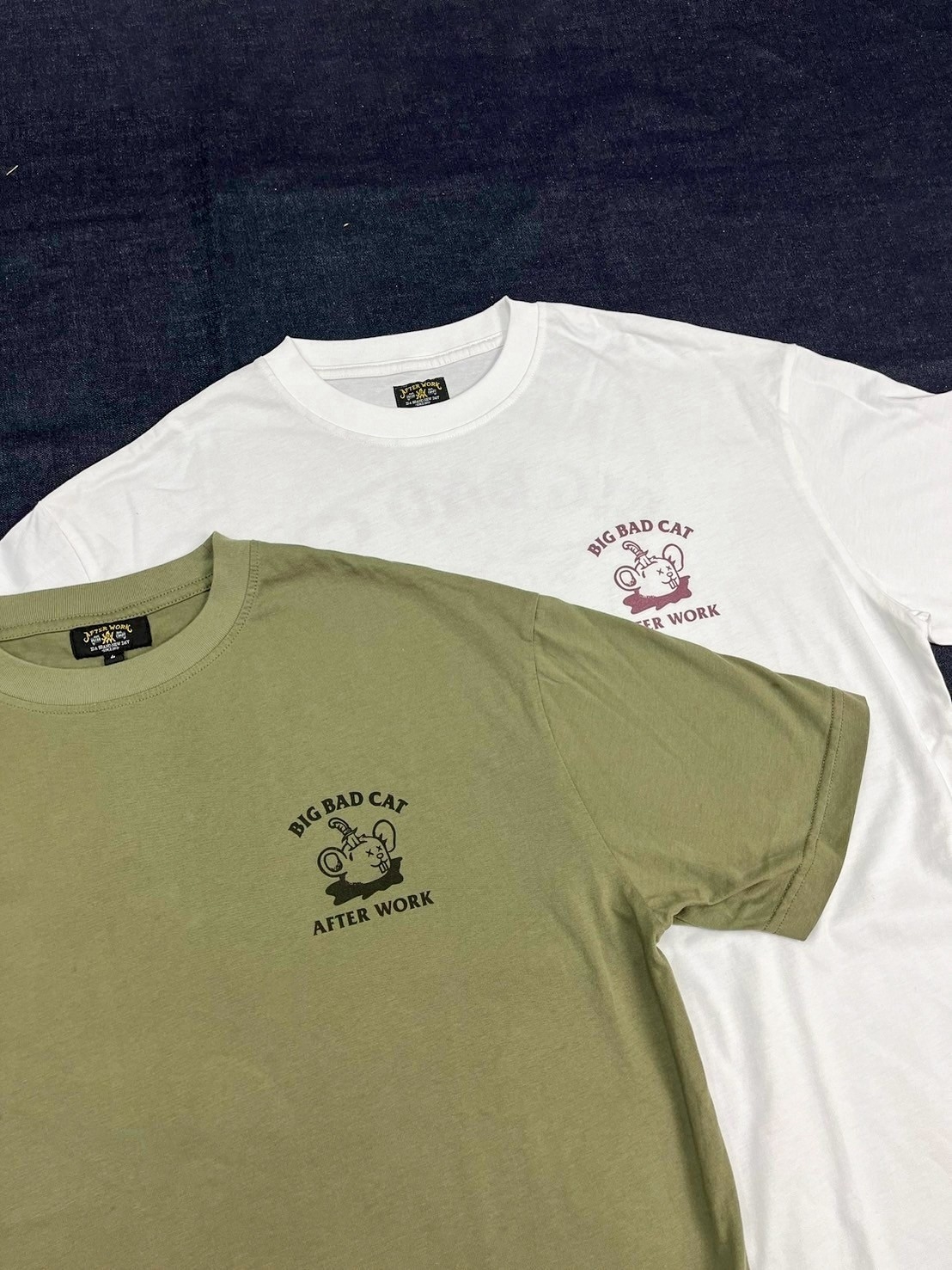 After Work Big Bad Cat 純棉 短T