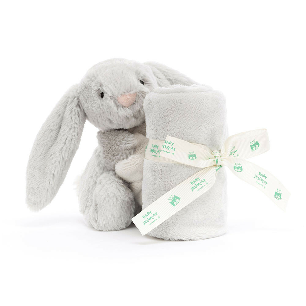 JELLYCAT Bashful Silver Bunny Soother