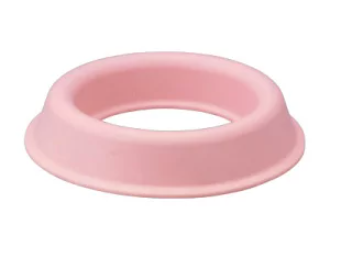 日本【Daiwa】餐碗防滑定位圈(碗枕) - 粉紅色