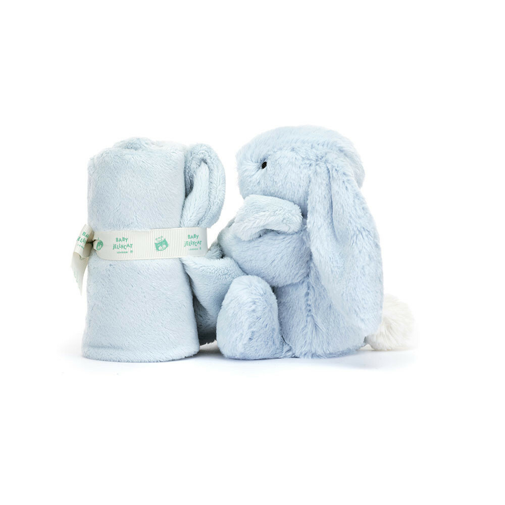 JELLYCAT Bashful Baby Blue Bunny Soother