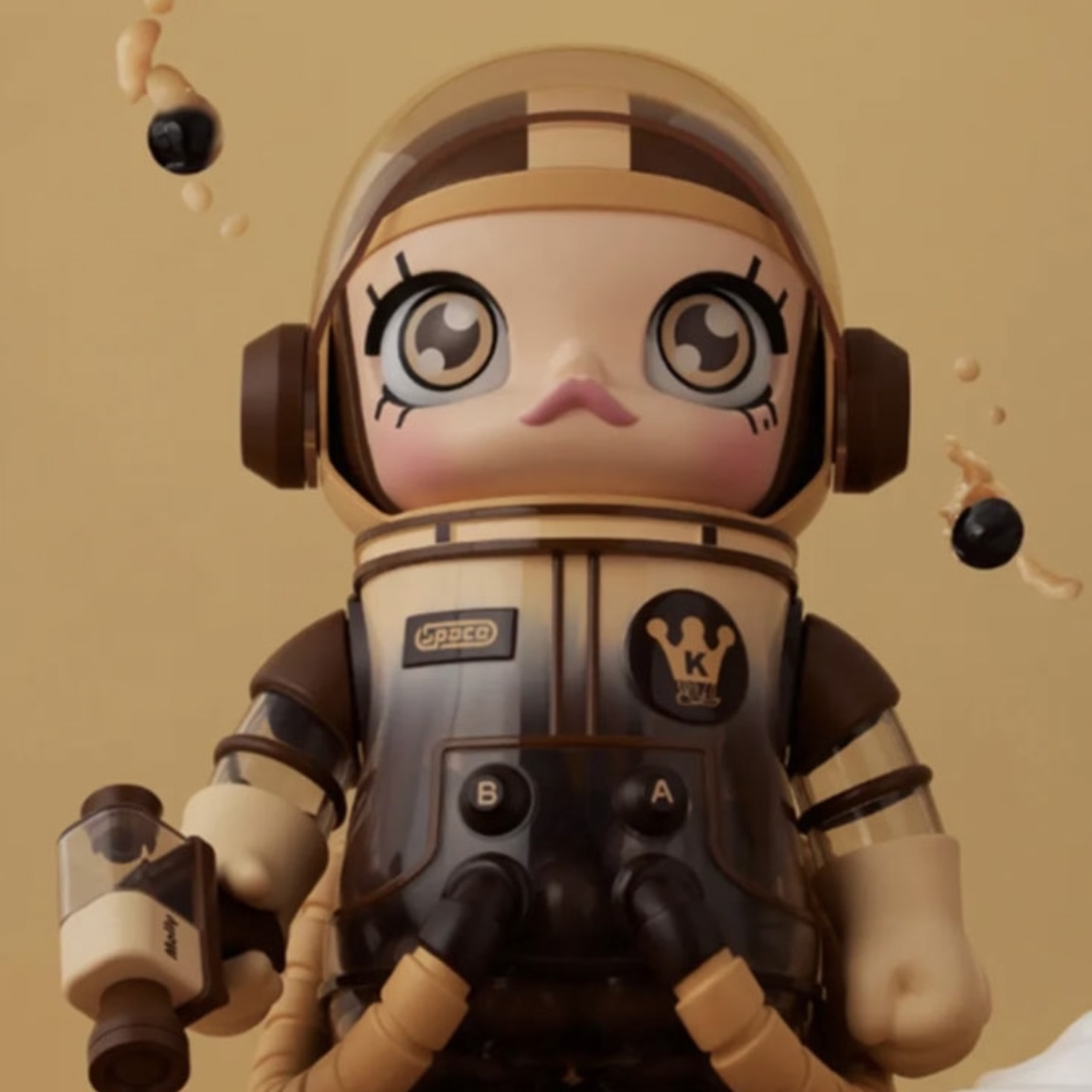 POPMART 泡泡瑪特 MEGA SPACE MOLLY 400% 台灣限定 珍珠奶茶