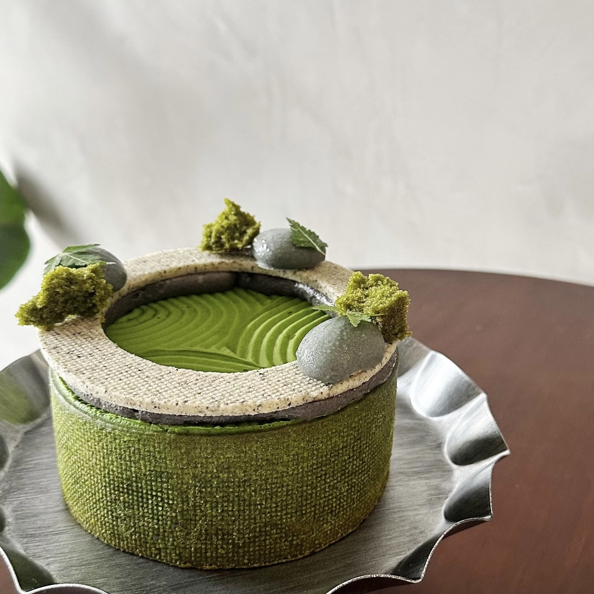 🌿「幽山綠嶺」法式布丁塔