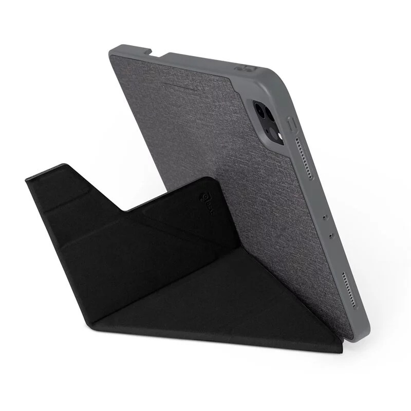 JTLEGEND｜iPad Pro 2020 Amos 11吋 相機快取多角度折疊布紋皮套(含Apple pencil磁扣)