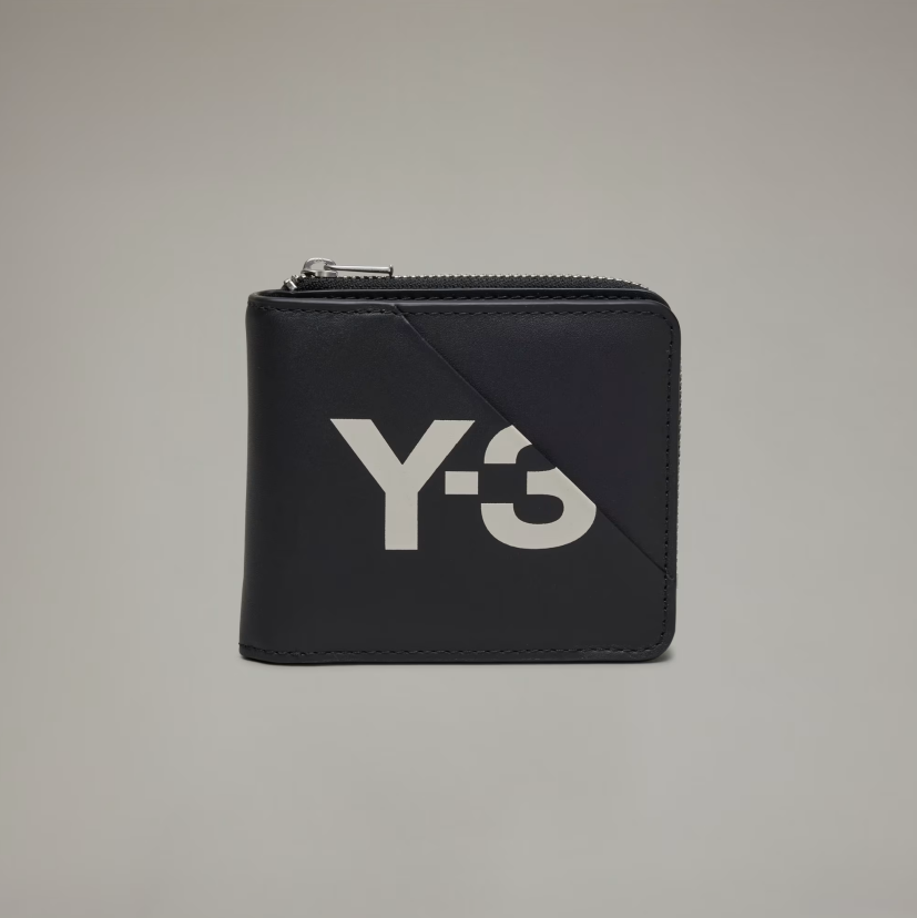 【 Y-3 WALLET 頂級雙摺短夾 - 黑 】