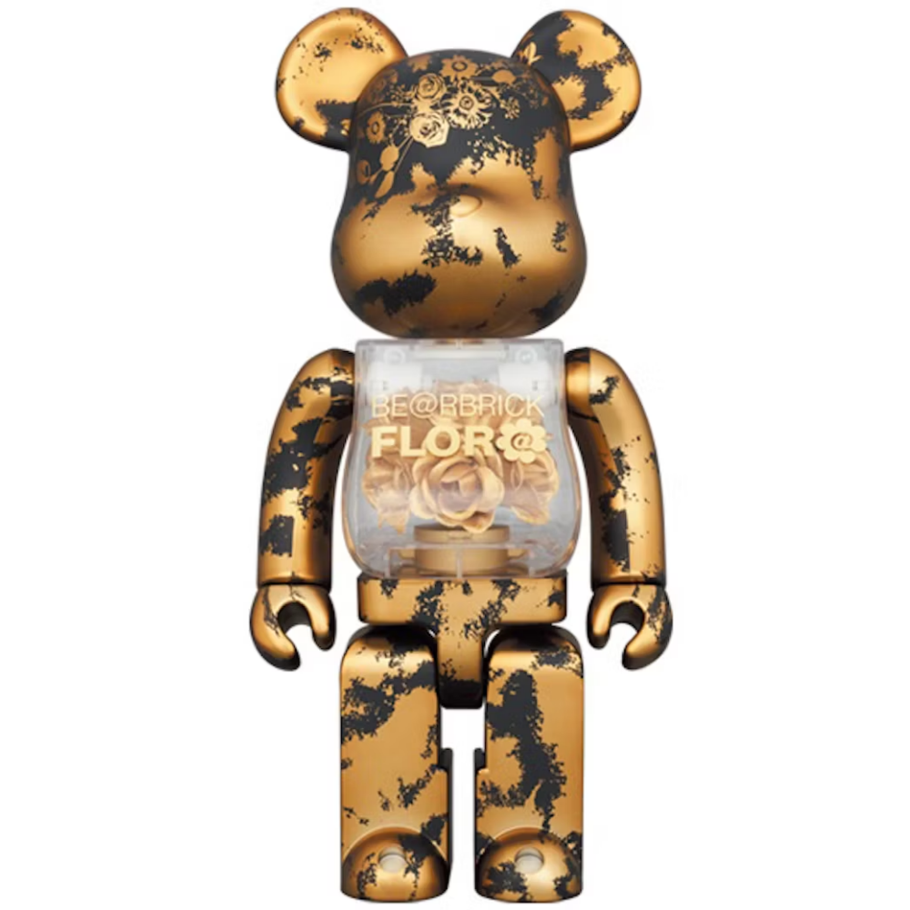 FLOR@ MAMES GOLD (2G Exclusive) 400％ / 1000% BE@RBRICK