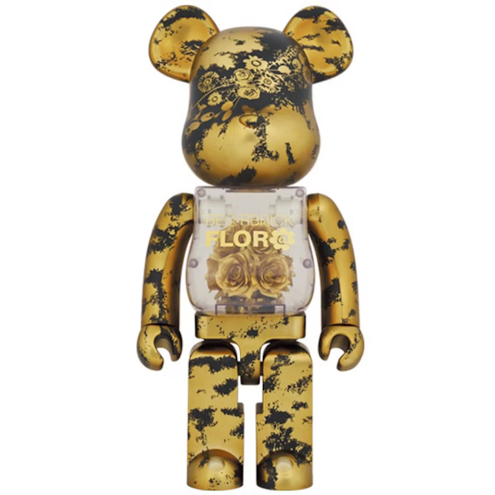 FLOR@ MAMES GOLD (2G Exclusive) 400％ / 1000% BE@RBRICK
