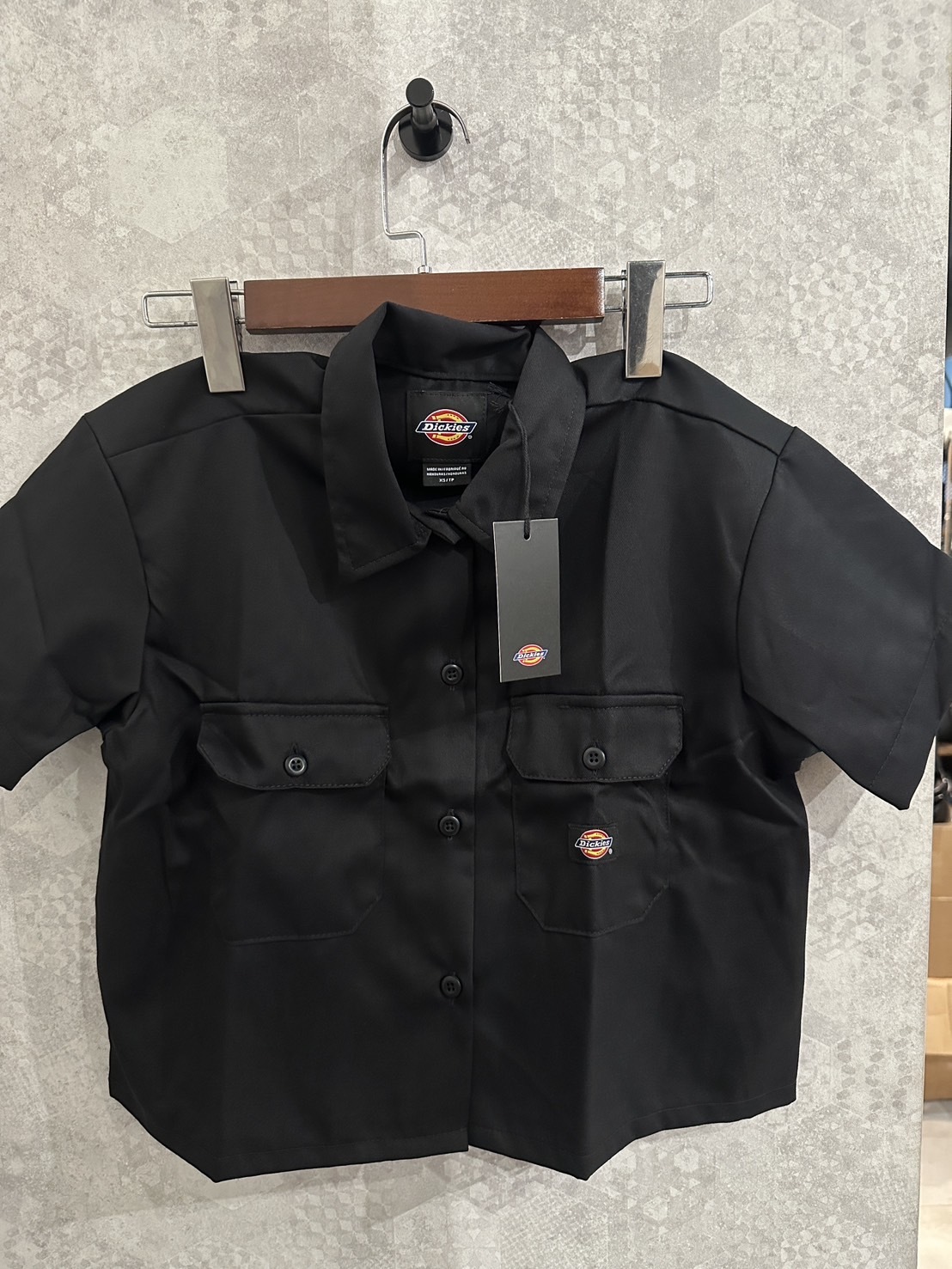 Dickies 女款 雙口袋 短版 襯衫 短袖襯衫 工裝襯衫