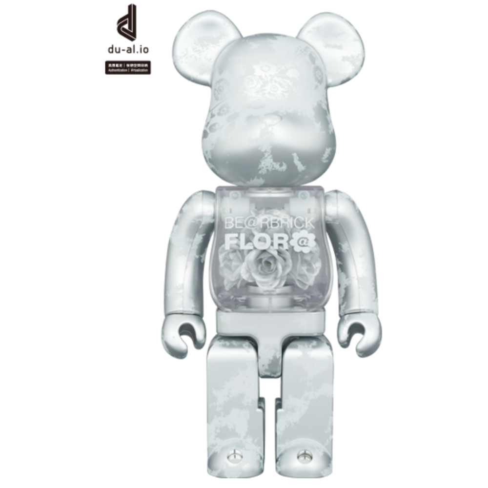 FLOR@ SILVER 400％ / 1000% BE@RBRICK