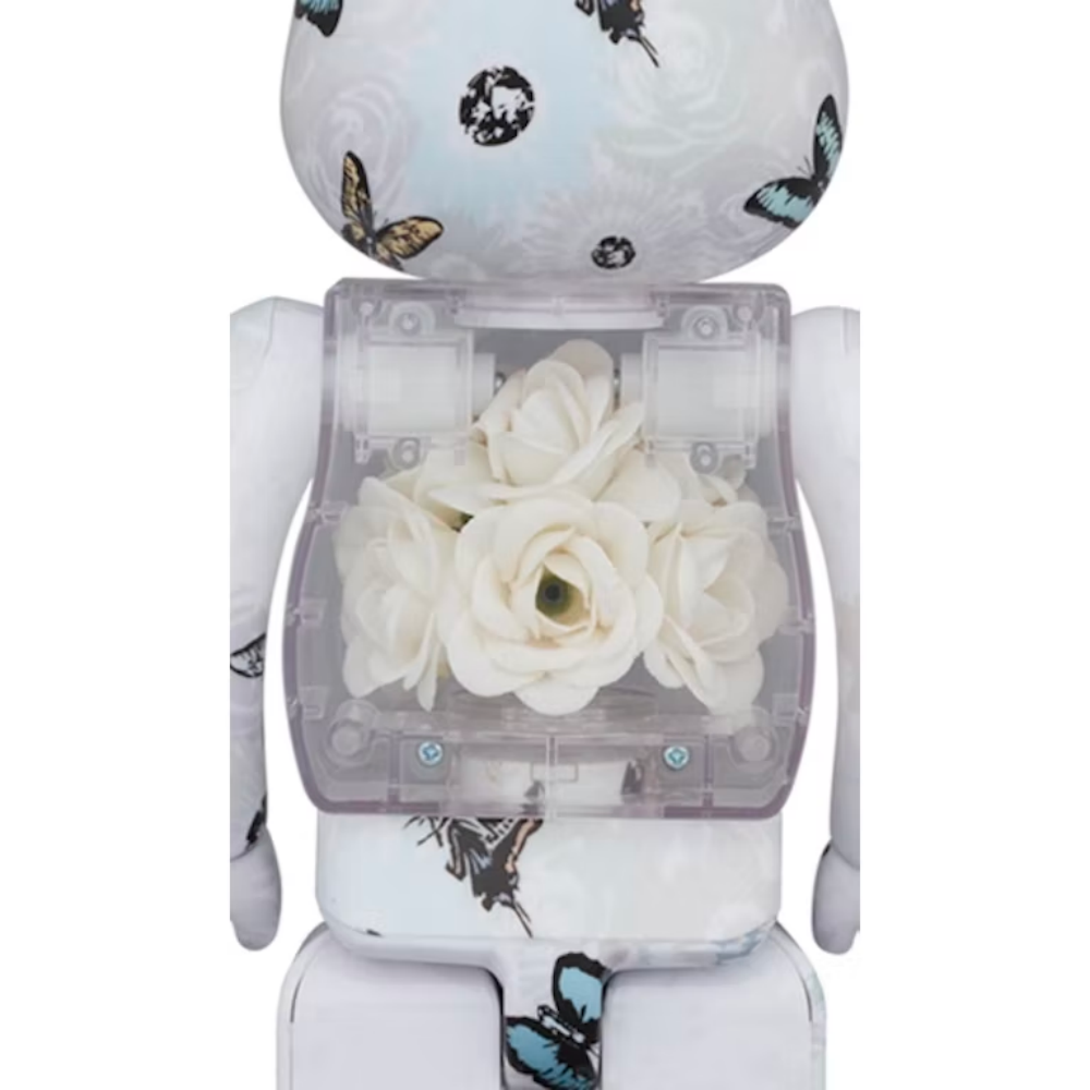 FLOR@ WHITE 400％ / 1000% BE@RBRICK