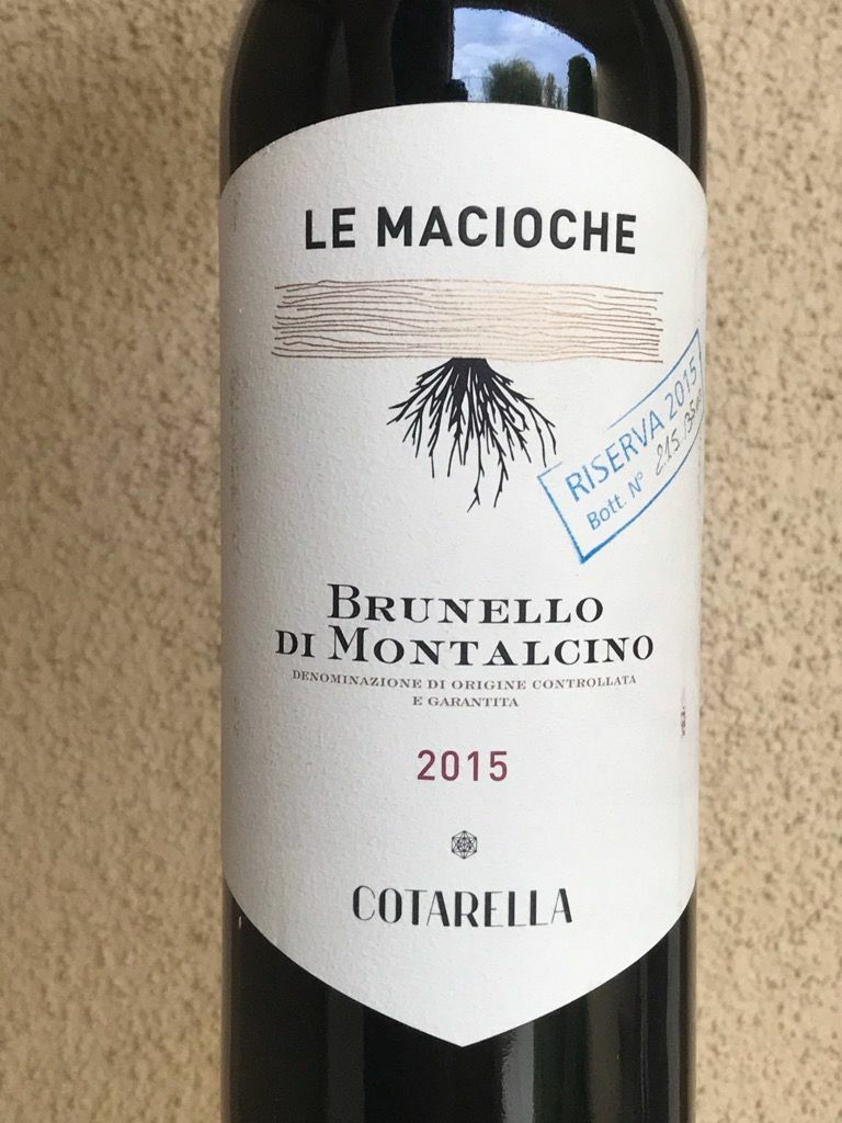 Cotarella Le Macioche Brunello di Montalcino Riserva 2015 (RP93)