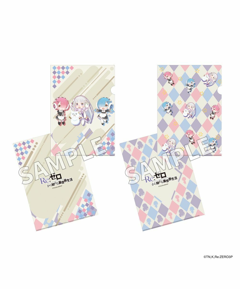 預購-「Re:從零開始的異世界生活」Q版A4 File夾 Winter ver.【日本進口精品】