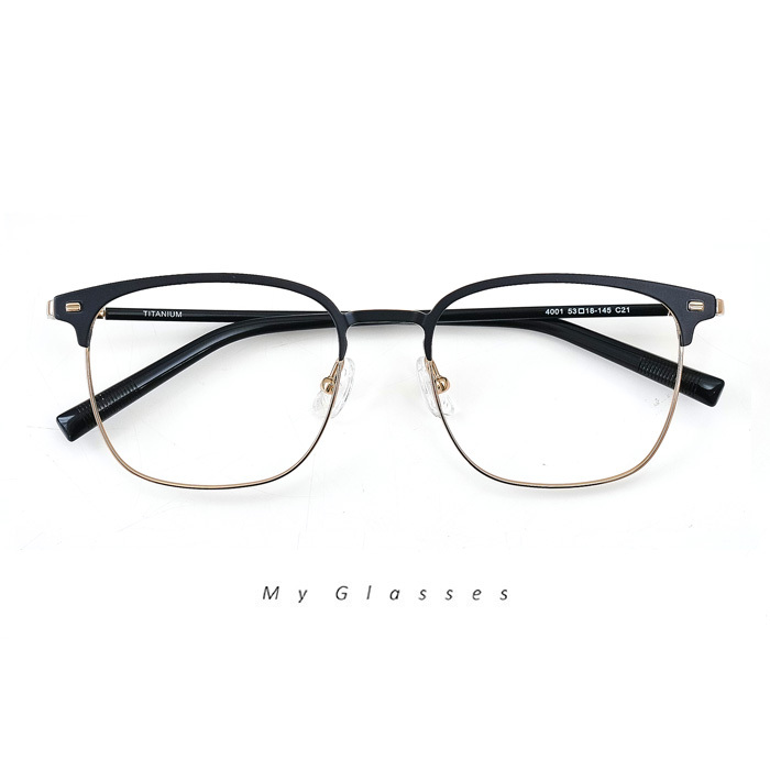 T212半眉框鈦眼鏡