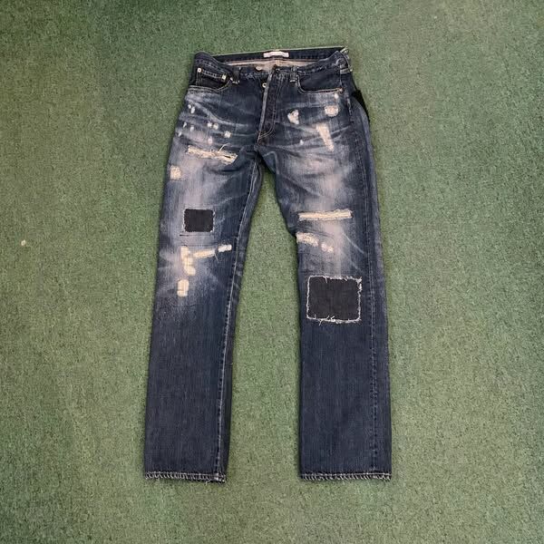 ⏱️限時優惠LIMITED TIME SALE: JUNYA WATANABE MAN COTTON SELVEDGE DENIM PRODUCT PROCESSING CUSTOMIZATION P013 JEANS - IN STOCK NOW (現貨發售中)