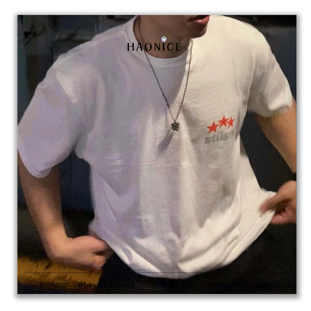【HAO NICE 】美國🇺🇸街頭潮流 Stussy 24SS 春夏新款 美國復古LOGO 經典復古風🔥百搭短T
