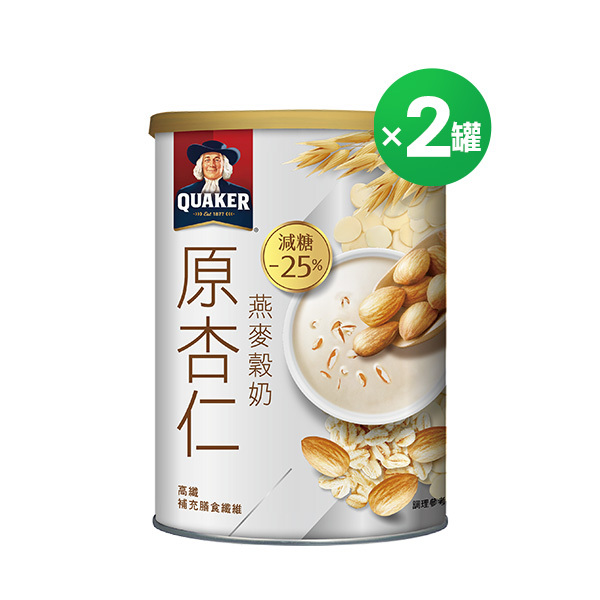 桂格 原杏仁燕麥穀奶390gX2罐組