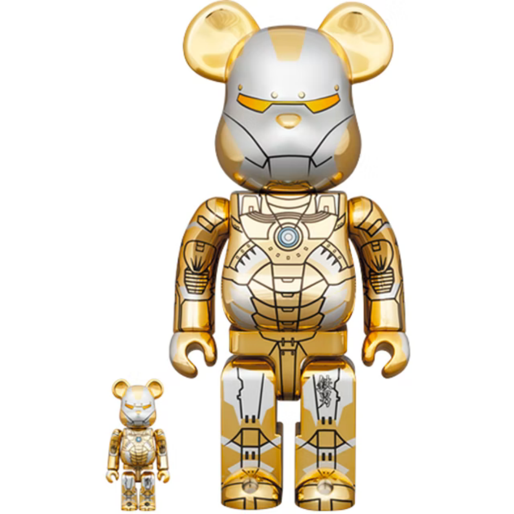 SORAYAMA 空山基 IRONMAN REVERSE 100％ & 400％ / 1000% BE@RBRICK