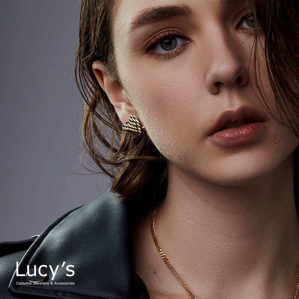 愛情刻痕 易扣耳環 (121265)