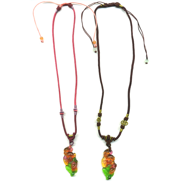 居家開運水晶琉璃項鍊｜輩輩封侯 吉祥招財送禮首選